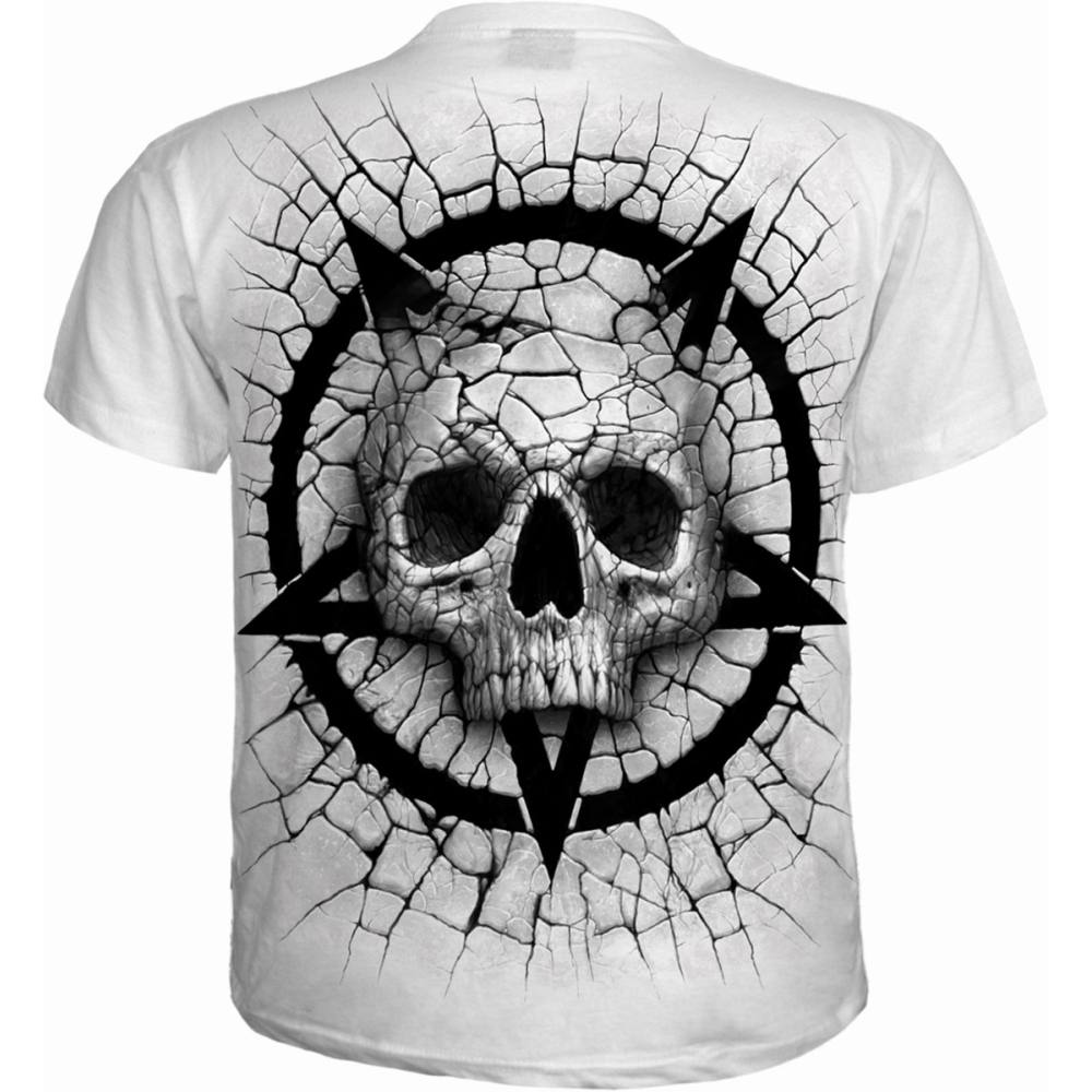 Spiral - CRACKING UP Mens T-shirt - White